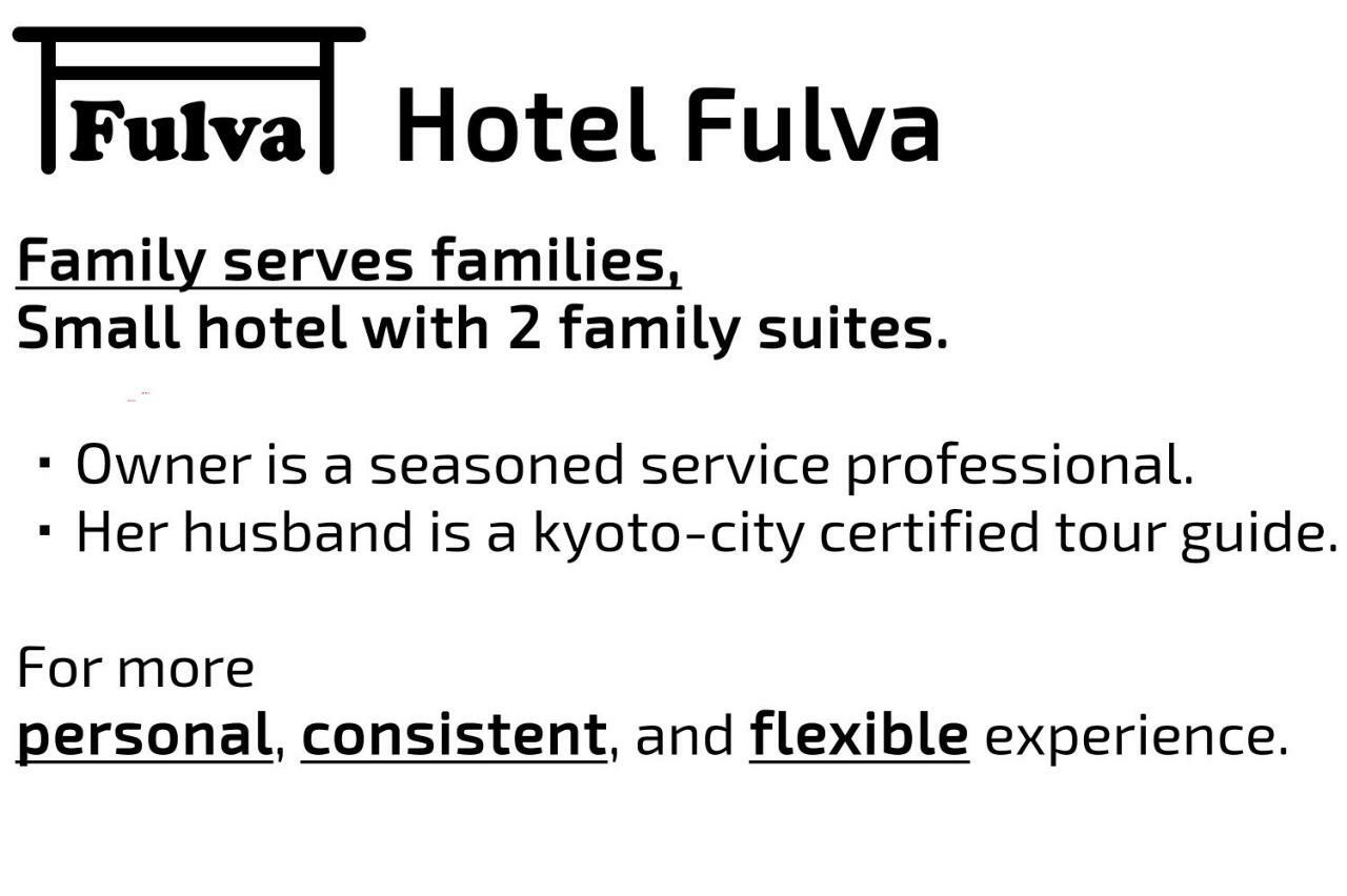 Hotel Fulva Kyoto Exterior foto